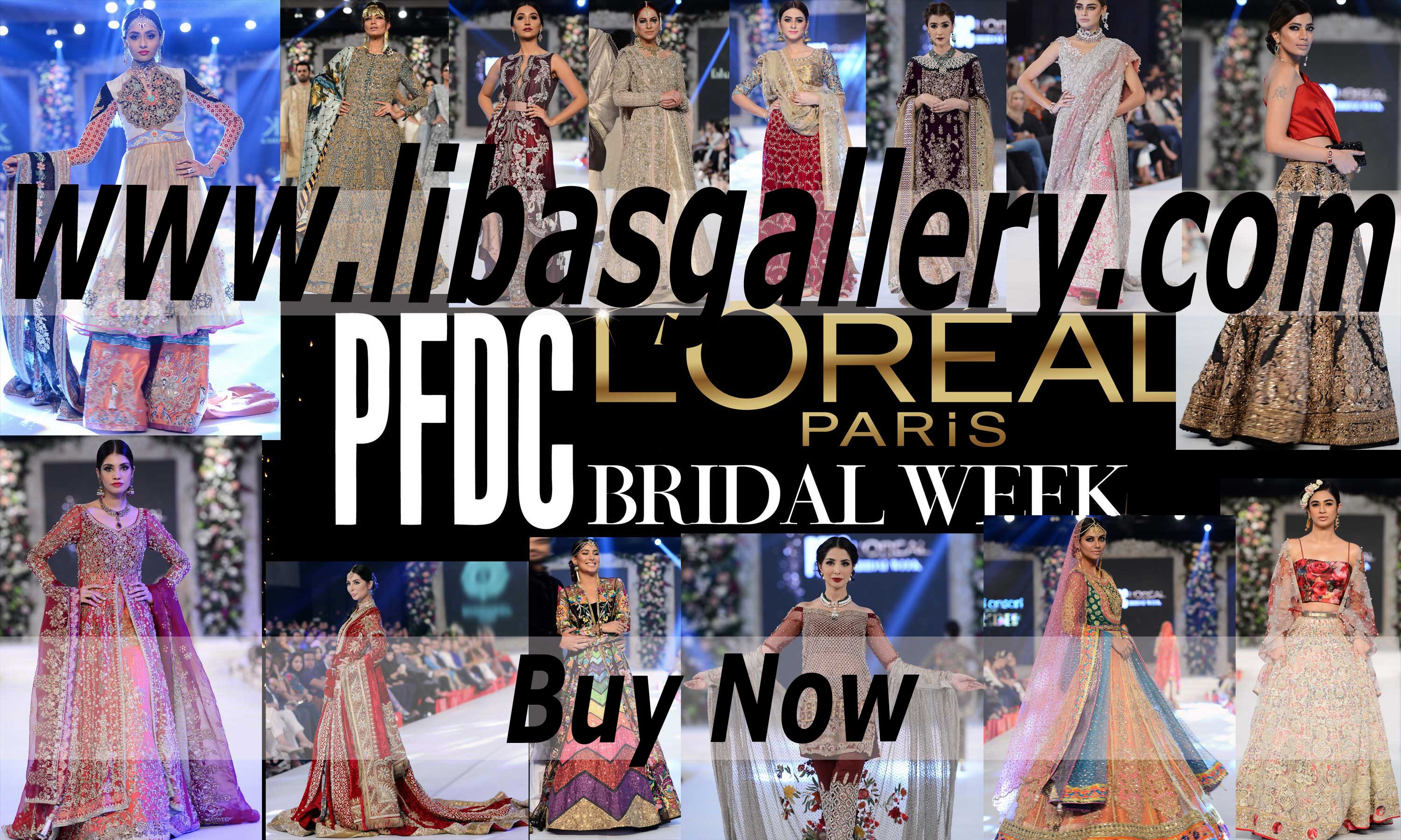 The Very best Bridal and groom dresses from Lahore PFDC L`Oreal Paris Bridal Week 2015 2016